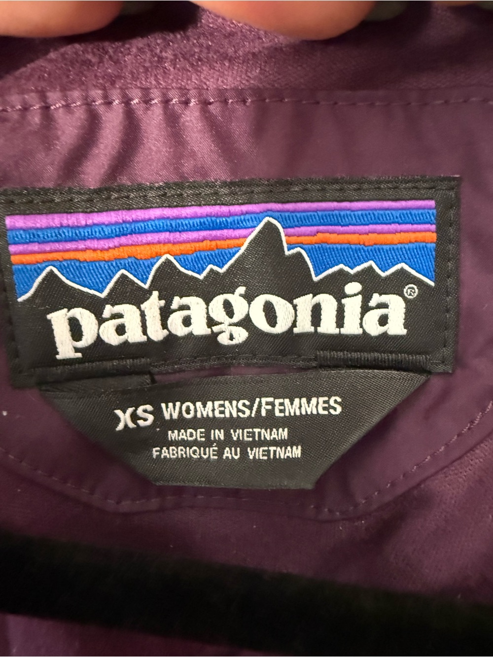 Patagonia Down With It Parka Dark Plum Purple 600 Fill Down Womens Size XS - Picture 2 of 14